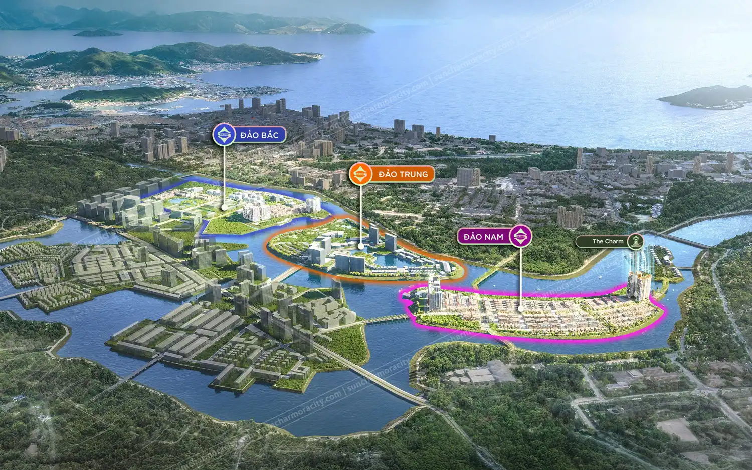 Mặt Bằng Charmora City Các Phân Khu