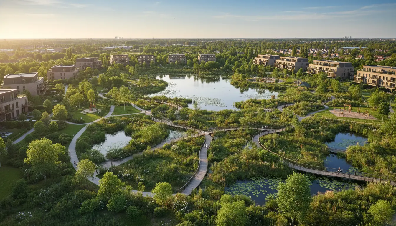 Công Viên Wetland 31ha: Lá Phổi Xanh Khổng Lồ Của Charmora City Hoạt Động Ra Sao?