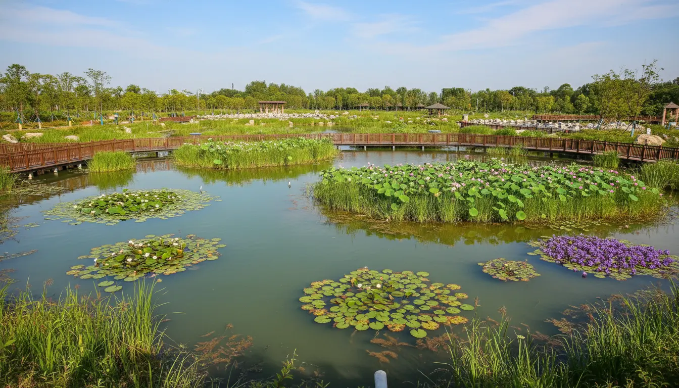 Công Viên Wetland 31ha: Lá Phổi Xanh Khổng Lồ Của Charmora City Hoạt Động Ra Sao?