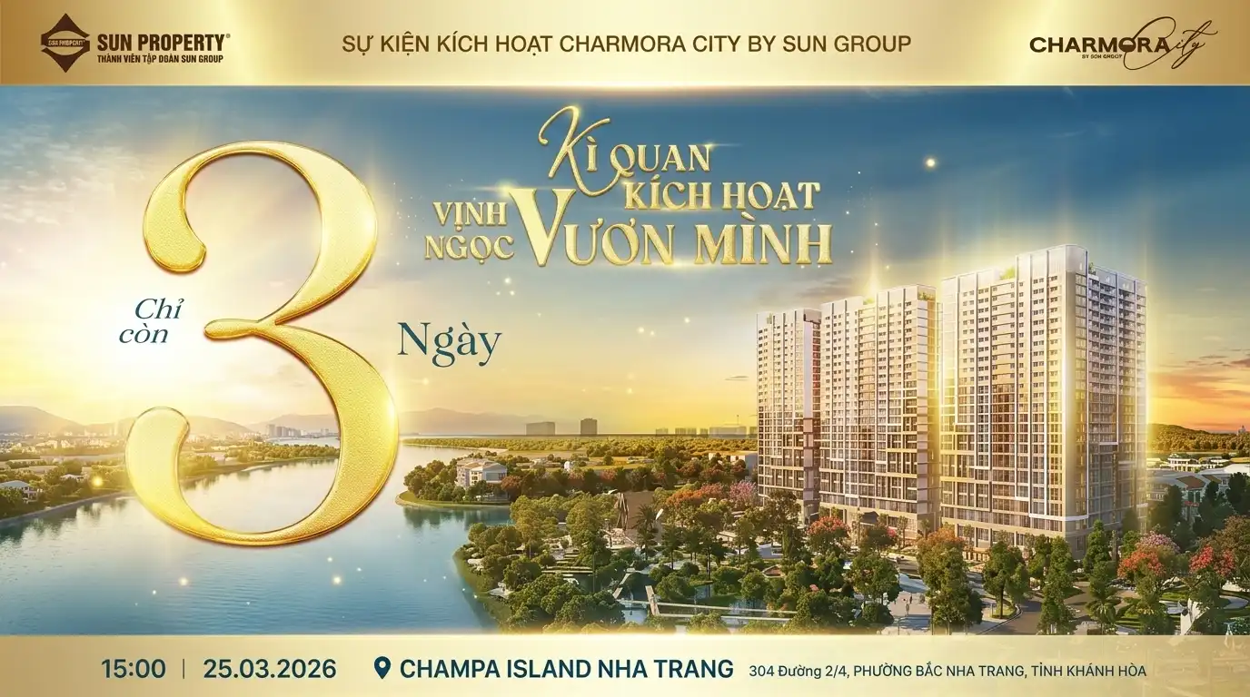 3 Ngày Đếm Ngược Sẵn Sàng Kích Hoạt Thành Phố Đảo Quốc Tế Charmora City