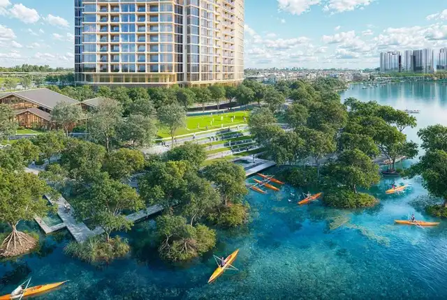 Hình mẫu compound đẳng cấp trong lòng thành phố đảo quốc tế Charmora City